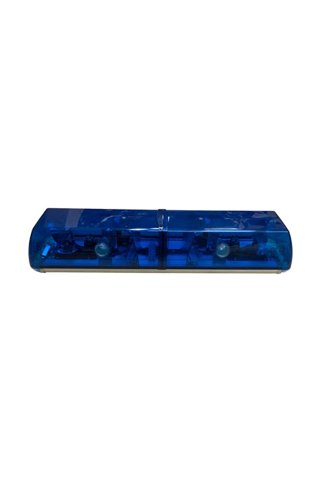 New Vision Alert Blaze Bar Blue Twin Rotator With Alley Reds Spots 32"