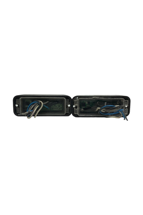 Whelen TIR3 LED Lightheads Set of 2 BLUE with Plastic Flange Used