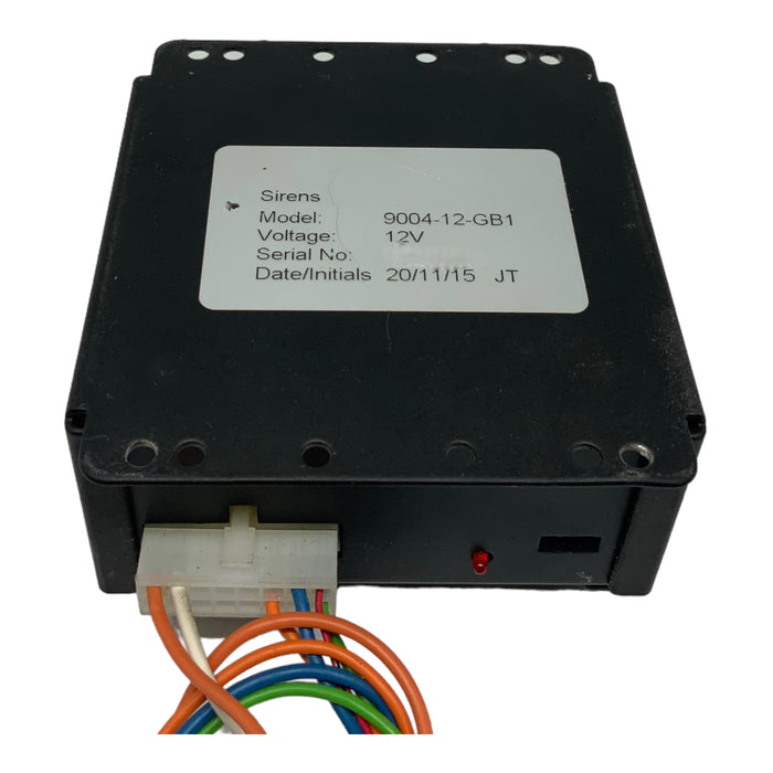 Used Premier Hazard 9004-12-GB1 Siren Amp With Airhorn And Plug