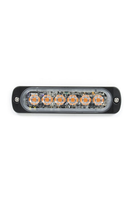 Axixtech ST6 AMBER LED Warning Light Surface Mount Class 2 Led 12v & 24v