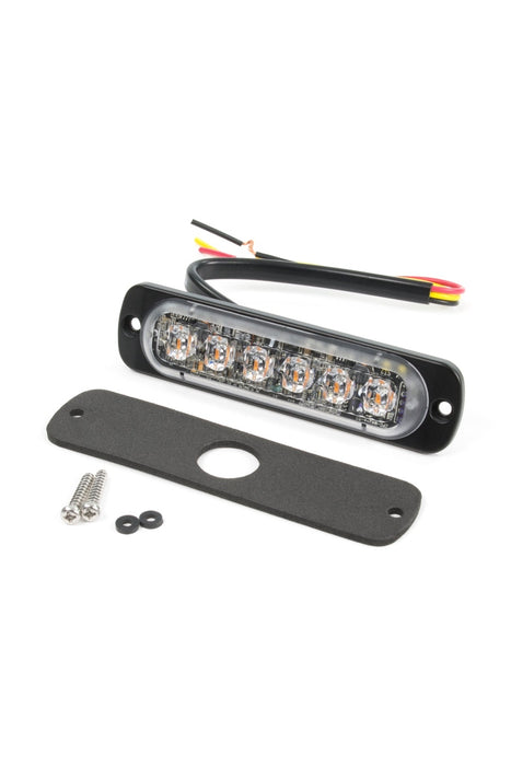 Axixtech ST6 AMBER LED Warning Light Surface Mount Class 2 Led 12v & 24v