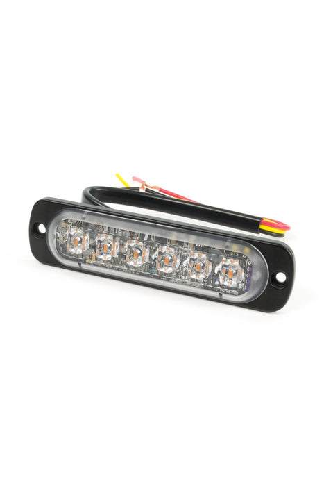 Axixtech ST6 AMBER LED Warning Light Surface Mount Class 2 Led 12v & 24v