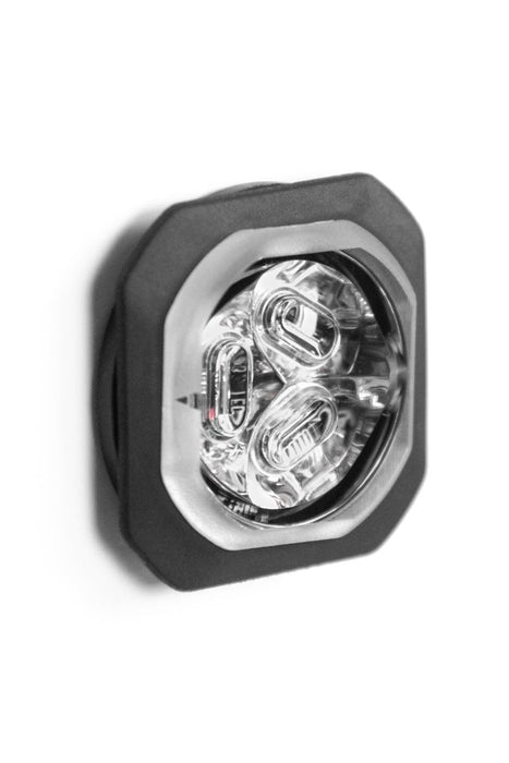 New Axixtech UR06 Amber/ Blue Switchable Led Warning Lights 2 Lightheads 12/24v
